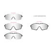 Imagine 7/7 - OCHELARI CUTLINE WHITE-WHITE BUMPERS/IMPACTX2 PHOTOCHROMIC LASER PURPLE