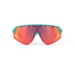 Imagine 2/6 - OCHELARI DEFENDER EMERALD WHITE-RED FLUO BUMPERS/MULTILASER RED