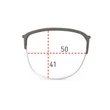 Imagine 1/2 - RX DIRECT CLIP INKAS HALF RIM LIGHT GUN/SHAPE B (50/41 MM)