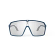 Imagine 2/6 - OCHELARI SPINSHIELD PACIFIC BLUE/IMPACTX2 PHOTOCHROMIC LASER BLACK