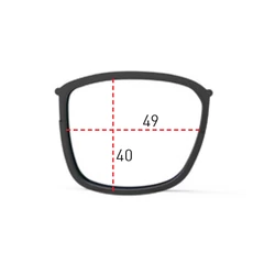 RX DIRECT CLIP INKAS FULL RIM BLACK (49/40 MM)
