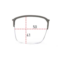 RX DIRECT CLIP INKAS HALF RIM LIGHT GUN/SHAPE A (50/41 MM)