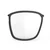 RX DIRECT CLIP INKAS XL FULL RIM BLACK (51/44 MM)