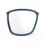 RX DIRECT CLIP INKAS XL FULL RIM BLUE NAVY (51/44 MM)