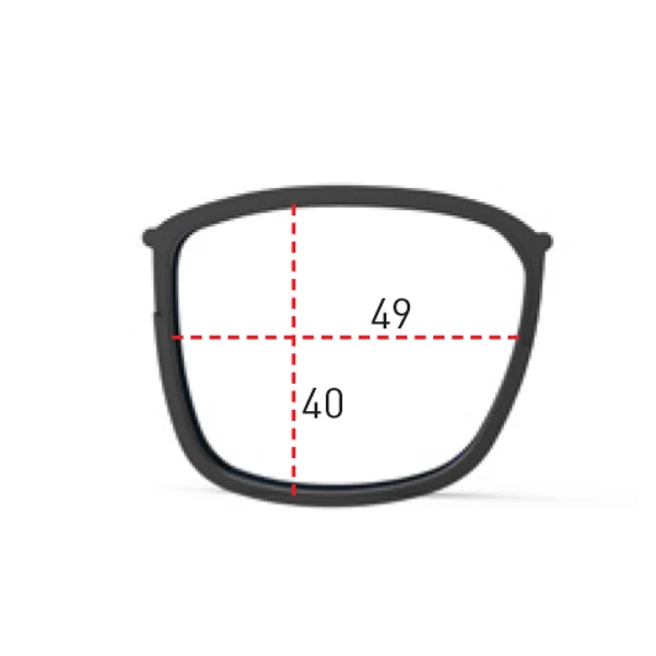 RX DIRECT CLIP INKAS FULL RIM BLACK (49/40 MM)