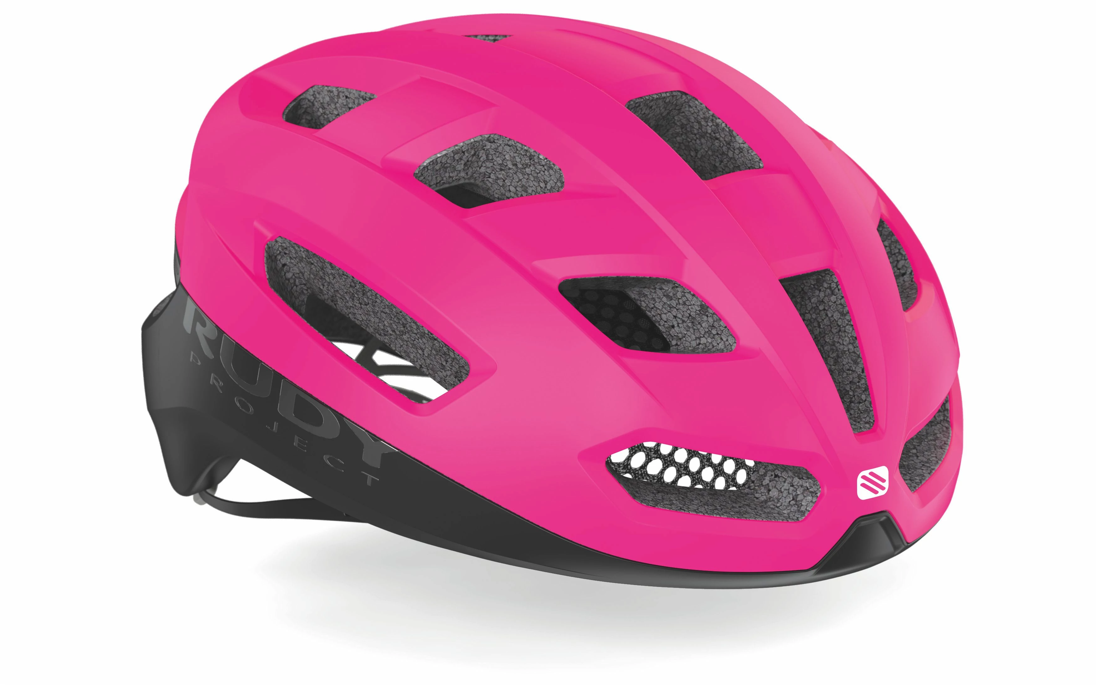 CASCA SKUDO PINK FLUO-BLACK S-M 55-58