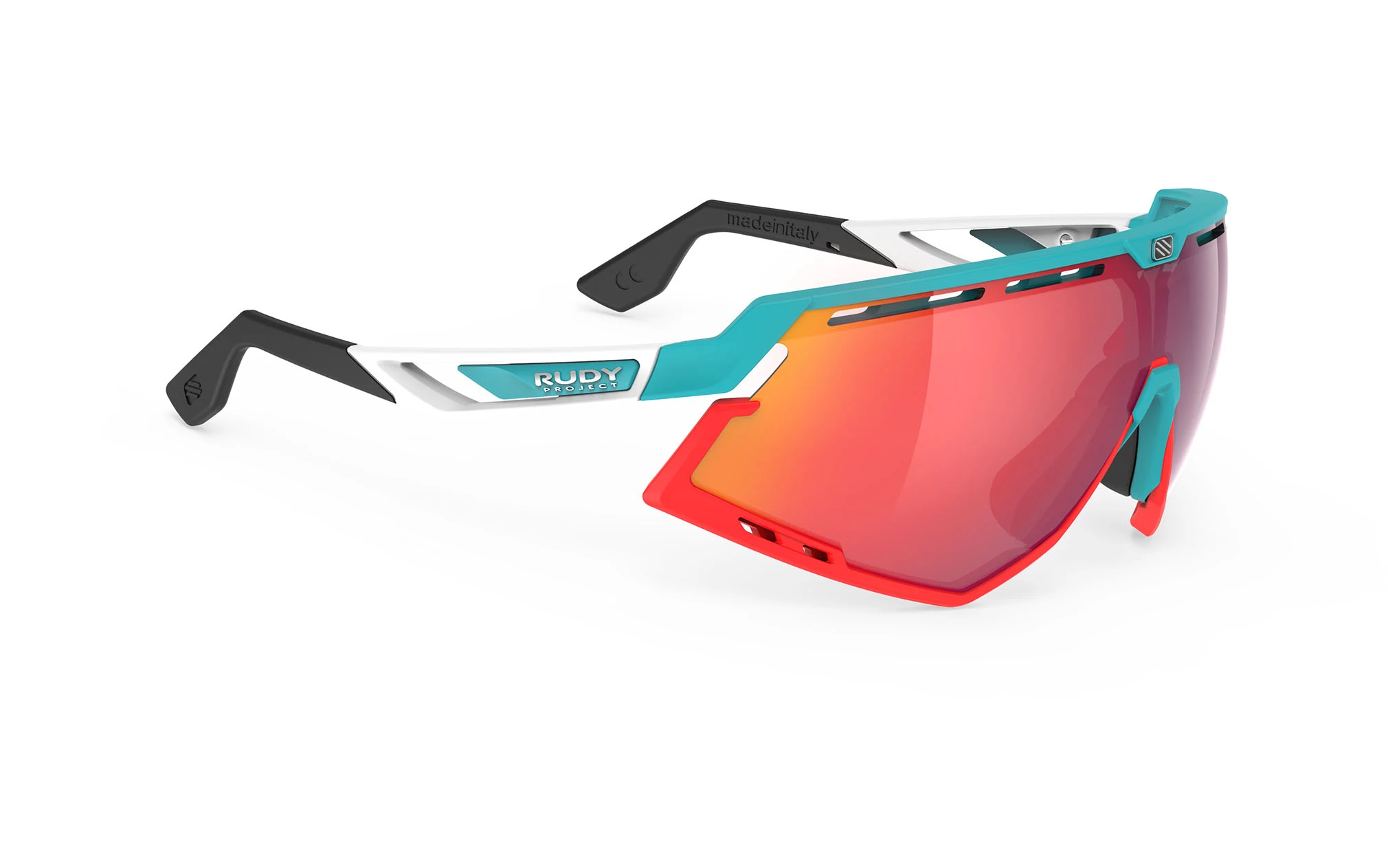 OCHELARI DEFENDER EMERALD WHITE-RED FLUO BUMPERS/MULTILASER RED