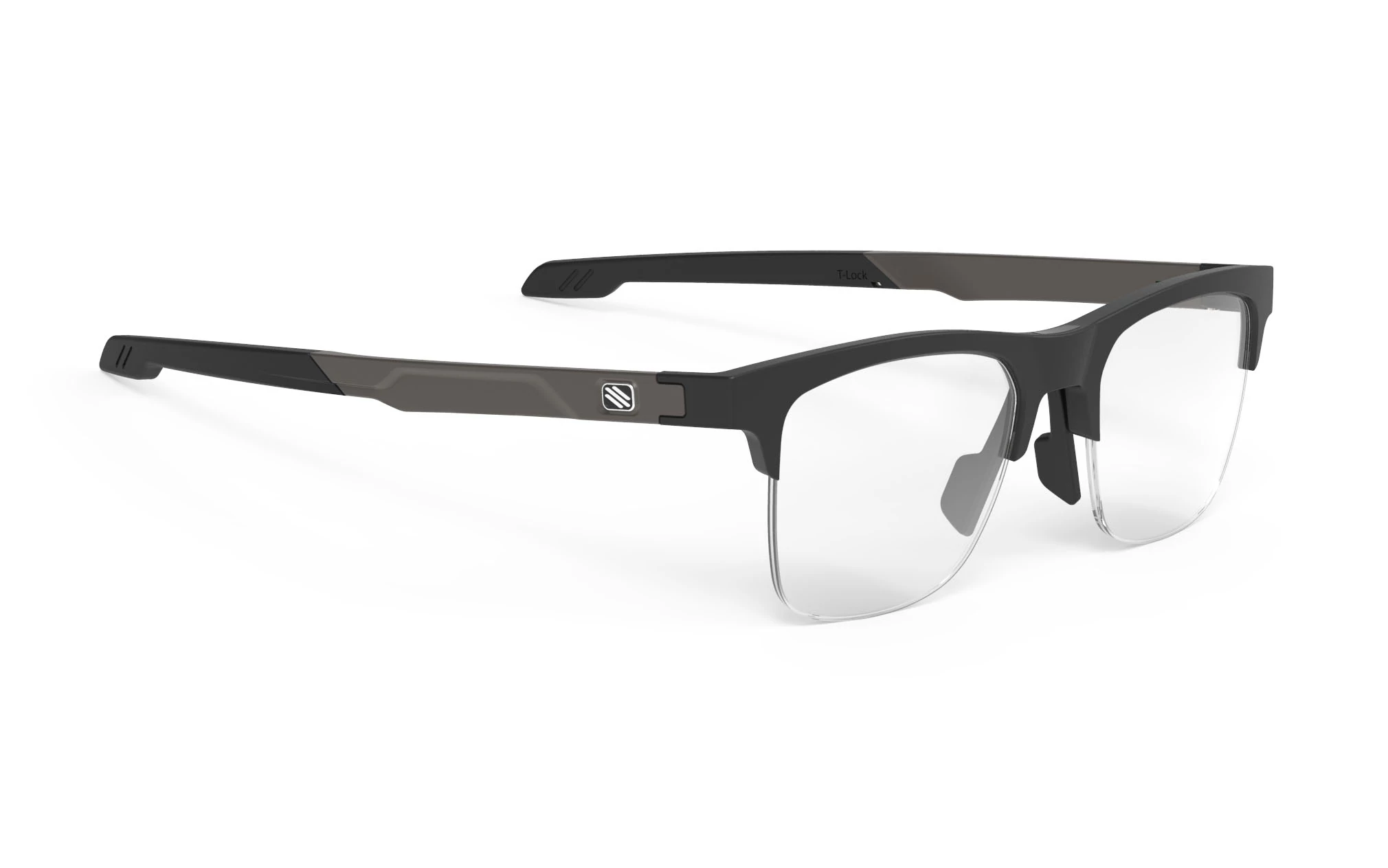 OCHELARI INKAS HALF RIM BLACK/DEMO LENSES (SHAPE A)
