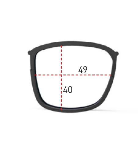 RX DIRECT CLIP INKAS FULL RIM BLACK (49/40 MM)