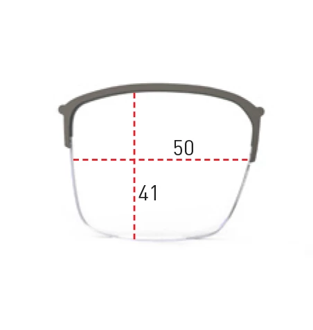 RX DIRECT CLIP INKAS HALF RIM LIGHT GUN/SHAPE A (50/41 MM)
