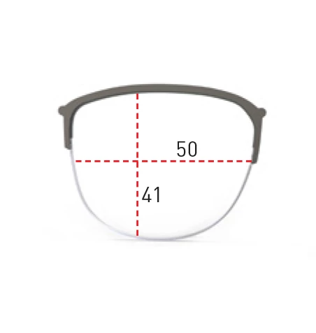 RX DIRECT CLIP INKAS HALF RIM LIGHT GUN/SHAPE B (50/41 MM)
