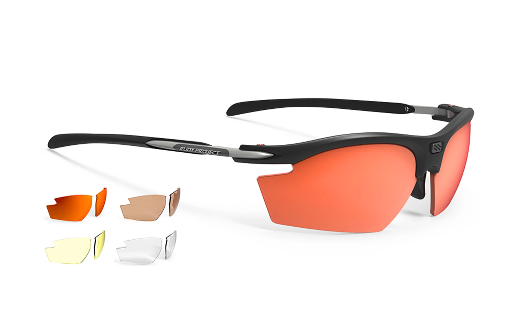 OCHELARI RYDON SHOOTING BLACK RACING RED+4 LENTILE