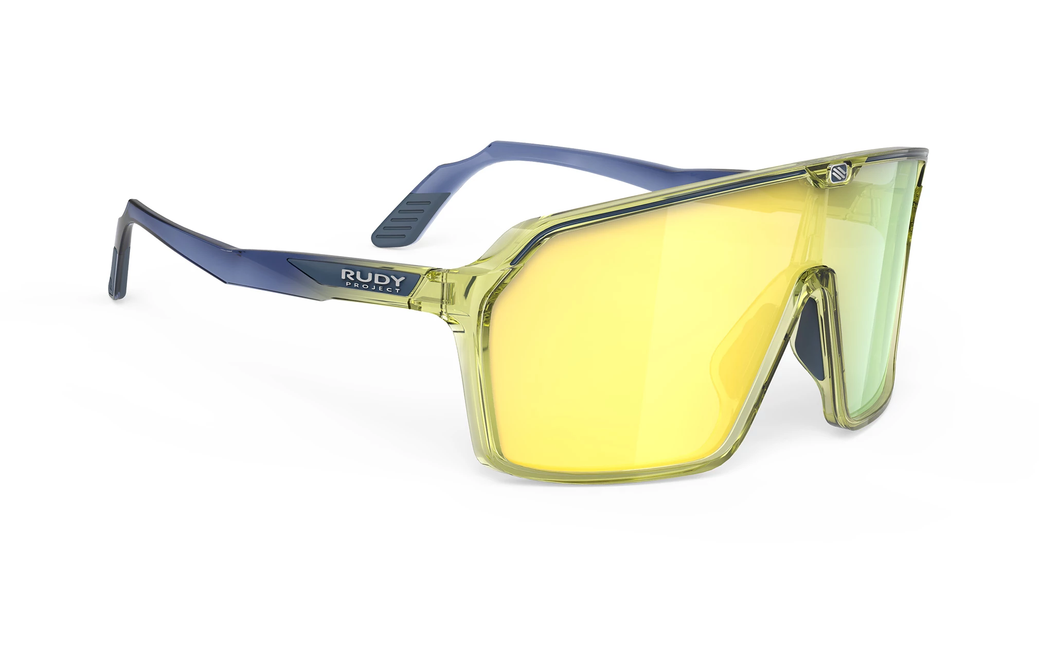 OCHELARI SPINSHIELD CRYSTAL BLUE AVIO-APPLE GREEN FADE/MULTILASER YELLOW